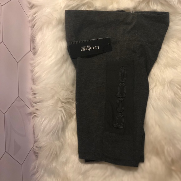 Bebe sport bike shorts with mesh pockets on both sides. Shorts are size small. - Picture 2 of 3